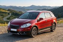 Suzuki SX4 S-Cross 2013–2016 Boční prahy Maya Red (2 ks, hliník) fotografie 1