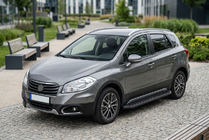 Suzuki SX4 S-Cross 2013–2016 Boční nášlapy Tayga Black (2 ks, hliník) fotografie 1