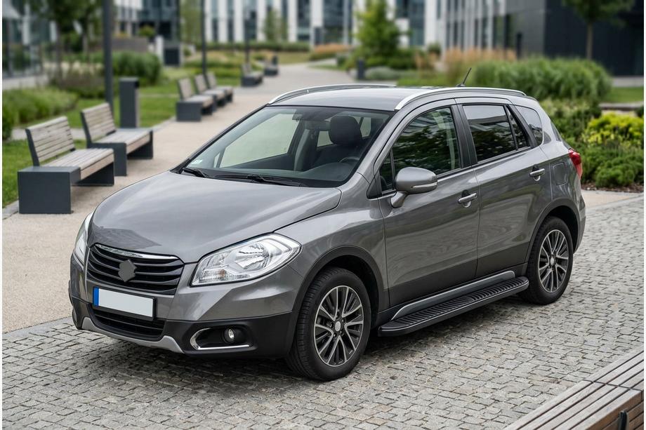 Suzuki SX4 S-Cross 2013–2016 Boční nášlapy Tayga Black (2 ks, hliník) Image