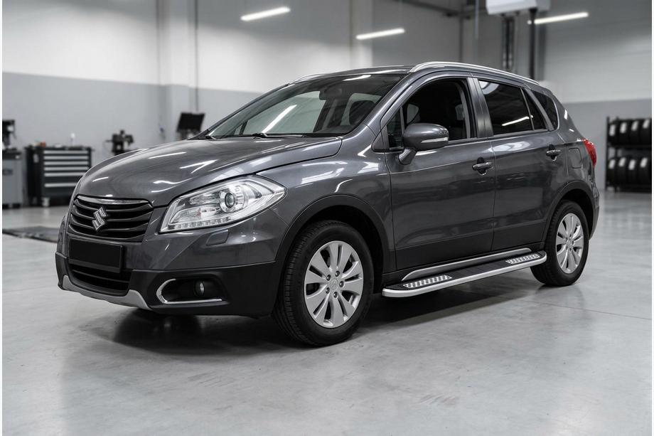 Suzuki SX4 S-Cross 2013–2016 Boční nášlapy Tayga V2 (2 ks, hliník) Image