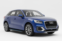 Audi Q2 2016– Boční nášlapy Maya Blue (2 ks, hliník) fotografie 1