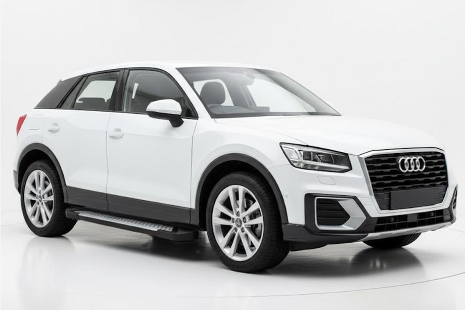 Audi Q2 2016– Boční nášlapy Allmond Grey (2 ks, hliník) Image