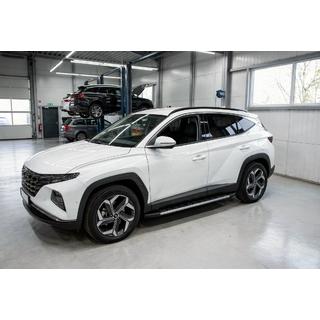 Boční nášlapy Duru (2 ks, hliník) Hyundai Tucson NX4 2021– fotografie 1