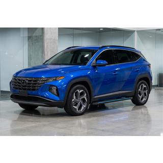 Boční nášlapy Maya Blue (2 ks, hliník) Hyundai Tucson NX4 2021– fotografie 1