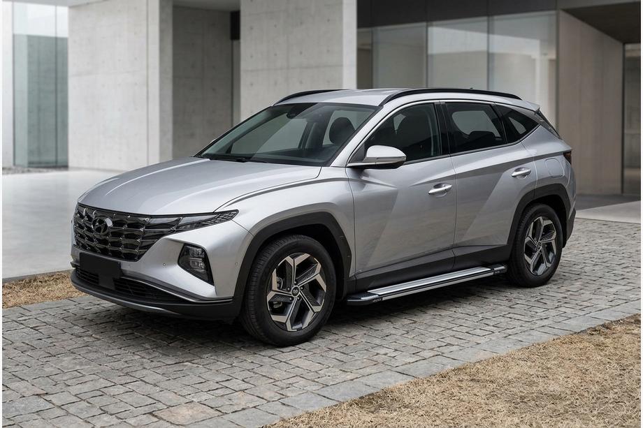 Hyundai Tucson NX4 2021– Boční nášlapy Rainbow (2 ks, hliník) Image