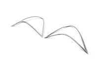 Mercedes C-Class W203 2000–2007 Chromové kryty brzdových světel (2 ks, plast) fotografie 2
