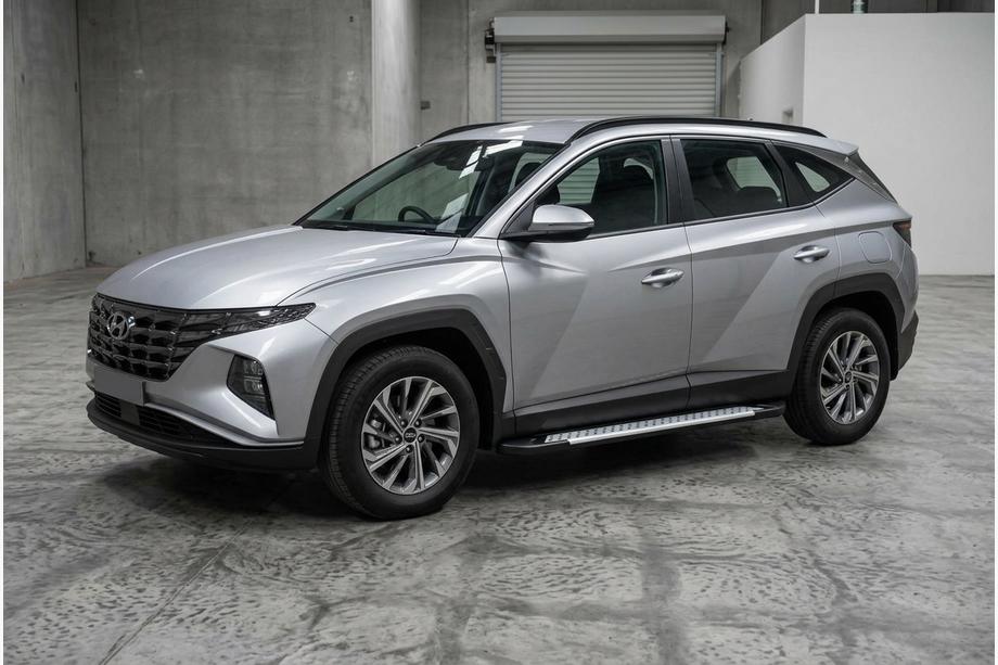 Hyundai Tucson NX4 2021– Boční nášlapy Allmond Grey (2 ks, hliník) Image