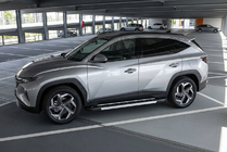 Hyundai Tucson NX4 2021– Boční nášlapy RedLine (2 ks, hliník) fotografie 1