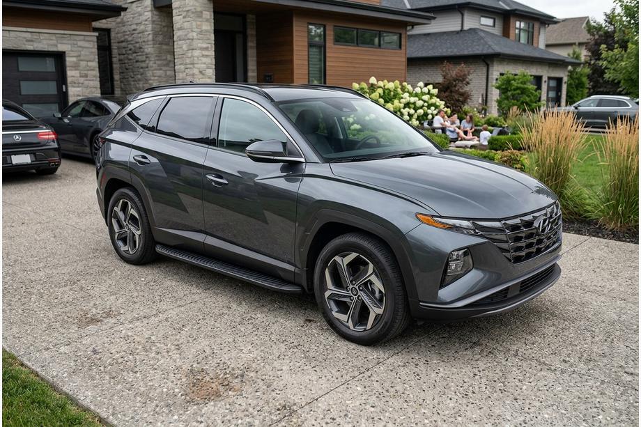 Hyundai Tucson NX4 2021– Boční nášlapy Tayga Black (2 ks, hliník) Fotografie 1