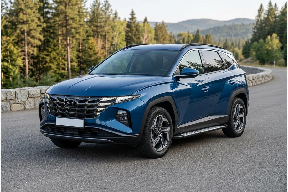 Hyundai Tucson NX4 2021– Boční nášlapy Vision New Black (2 ks, hliník) Image