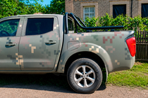 Mazda BT-50 2007–2012 Ochranný rám korby (černý) fotografie 4
