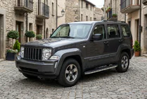 Jeep Cherokee/Liberty 2007–2013 Boční nášlapy Bosphore Grey (2 ks, hliník) fotografie 1