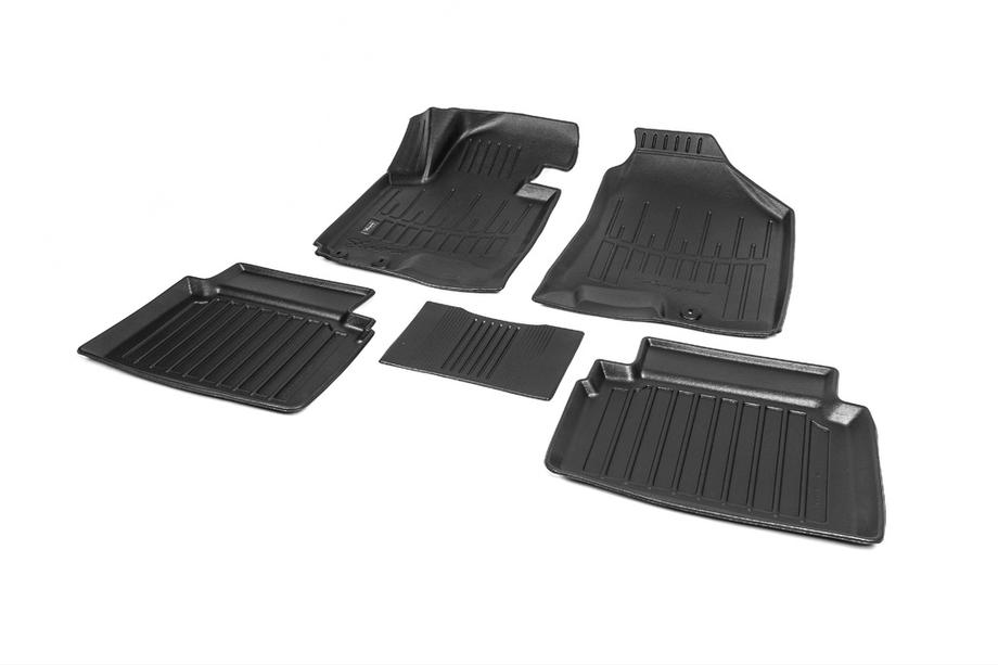 Kia Sportage 2010–2015 Gumové autokoberce Stingray 3D (5 ks, polyuretan) Fotografie 2