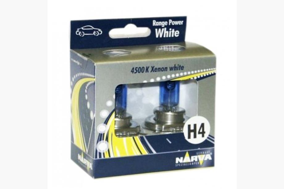 Halogenová žárovka do světlometu Narva H4 100/90W Range Power White 48688 Image
