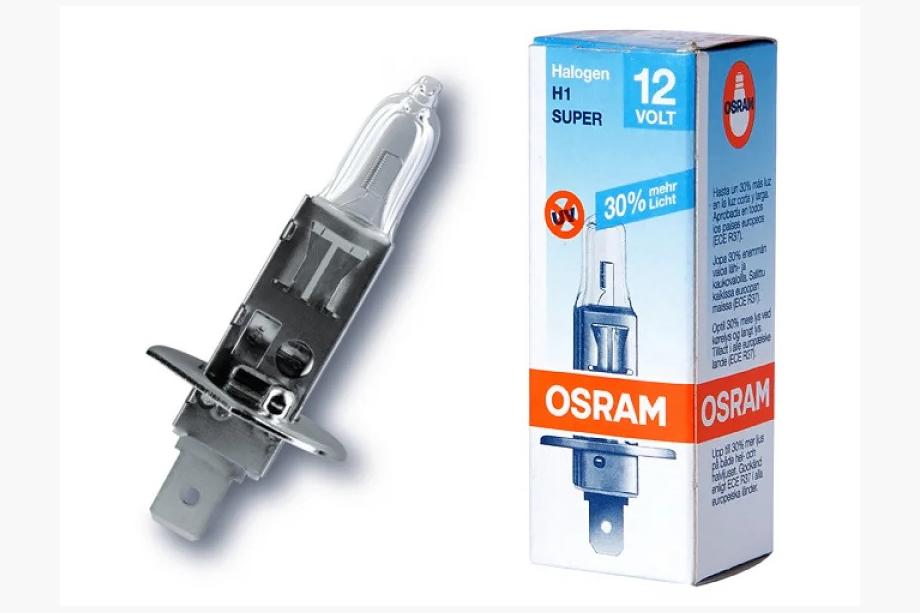 Halogenová žárovka do světlometu Osram H1 55W 64150SUP Super +30% Image