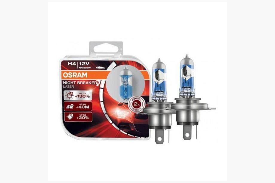 Halogenová žárovka do hlavního světlometu Osram H4 60/55W Night Breaker Laser +130% 64193NBL130 Image