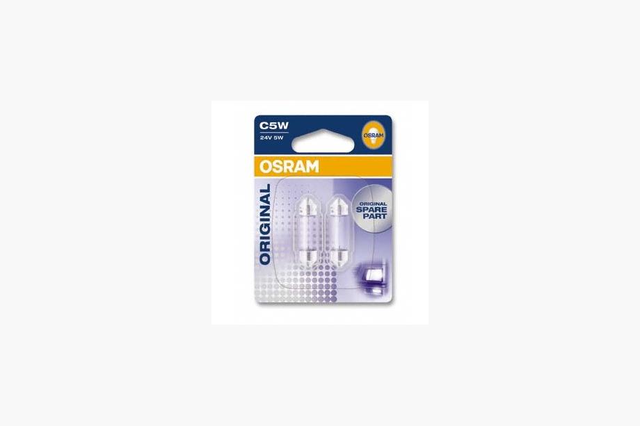 Signální žárovka Osram 6423-02B C5W 36 mm 24 V SV8.5-8 Image