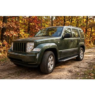 Boční nášlapy Duru (2 ks, hliník) Jeep Cherokee/Liberty 2007–2013 fotografie 1
