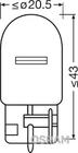 Žárovka směrovky Osram 7505 W21W 12V 21W W3x16d (2 ks) fotografie 2