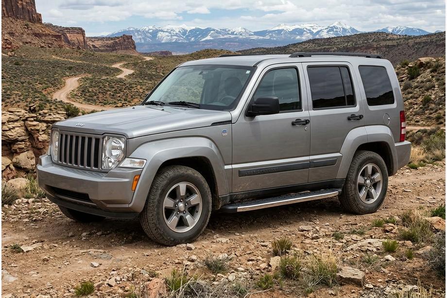 Jeep Cherokee/Liberty 2007–2013 Boční nášlapy BlackLine (2 ks, hliník) Image