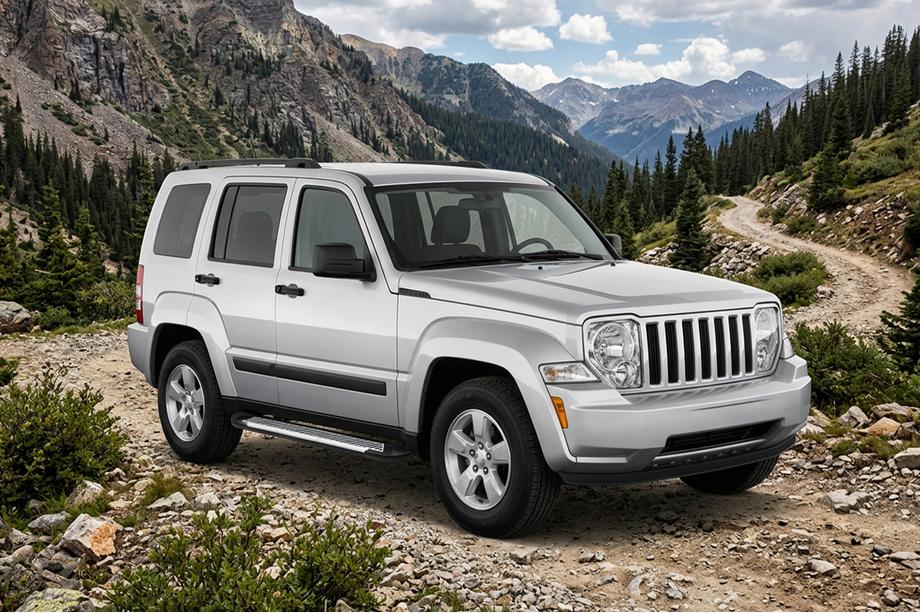 Jeep Cherokee/Liberty 2007–2013 Boční nášlapy Line (2 ks, hliník) Image