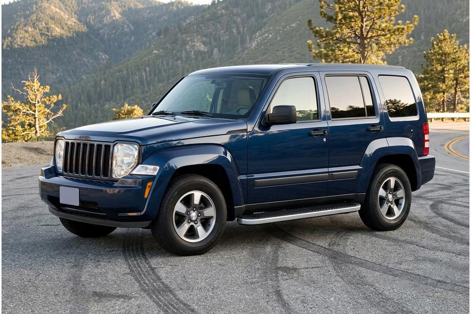 Jeep Cherokee/Liberty 2007–2013 Boční nášlapy Tayga Grey (2 ks, hliník) Image