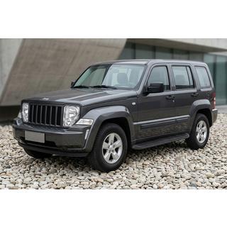 Boční nášlapy Tayga Black (2 ks, hliník) Jeep Cherokee/Liberty 2007–2013 fotografie 1