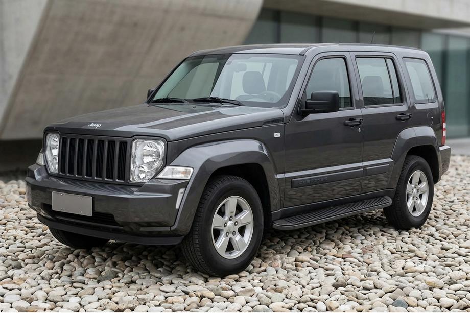 Jeep Cherokee/Liberty 2007–2013 Boční nášlapy Tayga Black (2 ks, hliník) Image