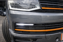 Volkswagen T6 2015–2024 Vložky DRL do nárazníku (SportLine) fotografie 1
