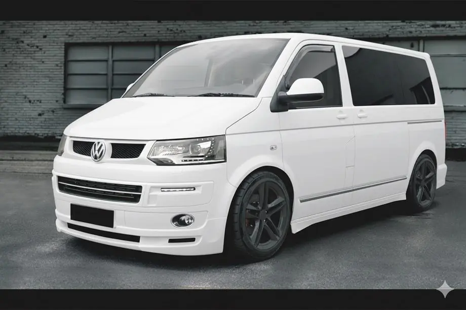 Volkswagen T5 2010–2015 Nástavec předního nárazníku ABT Original (k lakování) Fotografie 1