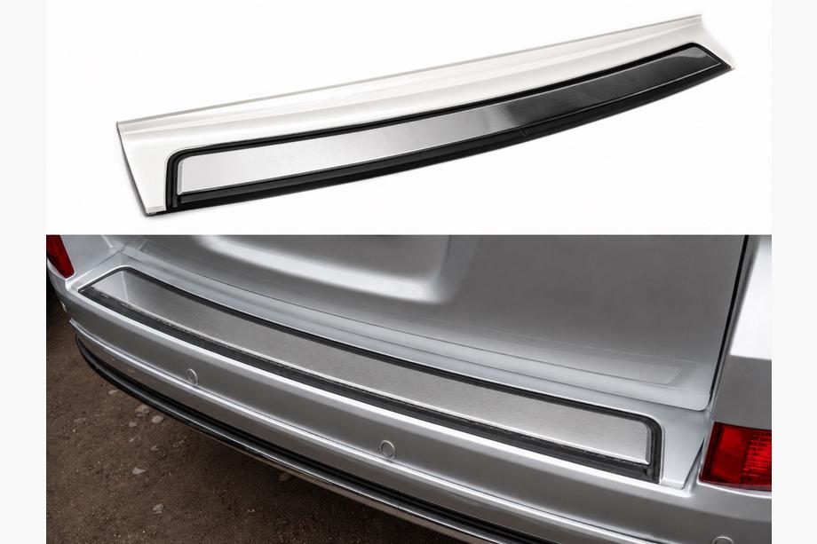 Toyota Land Cruiser 200 2007–2021 Vložka do zadního nárazníku 2016+ (ABS + nerez) Fotografie 1