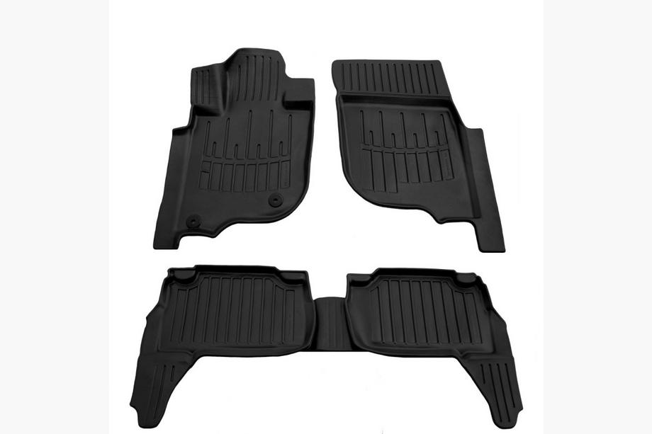 Mitsubishi L200 2015–2024 Gumové autokoberce Stingray 3D (5 ks, polyuretan) Image