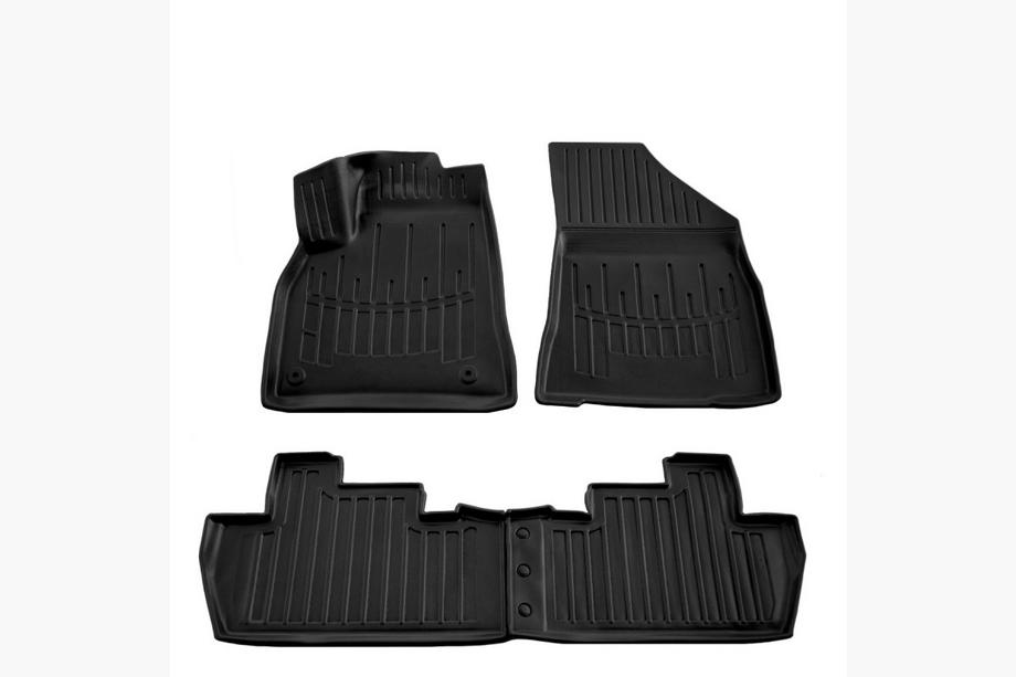 Peugeot 5008 2009–2016 Gumové autokoberce Stingray 3D (sada 4 ks, polyuretan) Image