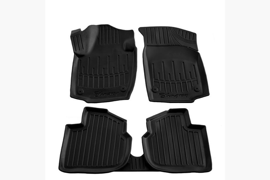 Seat Toledo 2012–2019 Gumové autokoberce Stingray 3D (5 ks, polyuretan) Image