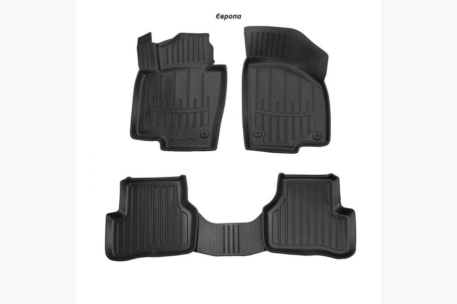 Volkswagen Passat B7 2012–2015 Gumové autokoberce Stingray 3D (5 ks, polyuretan) Image