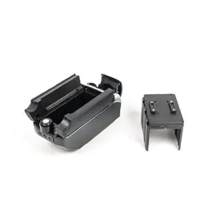 Univerzální loketní opěrka s USB portem (černá) fotografie 2