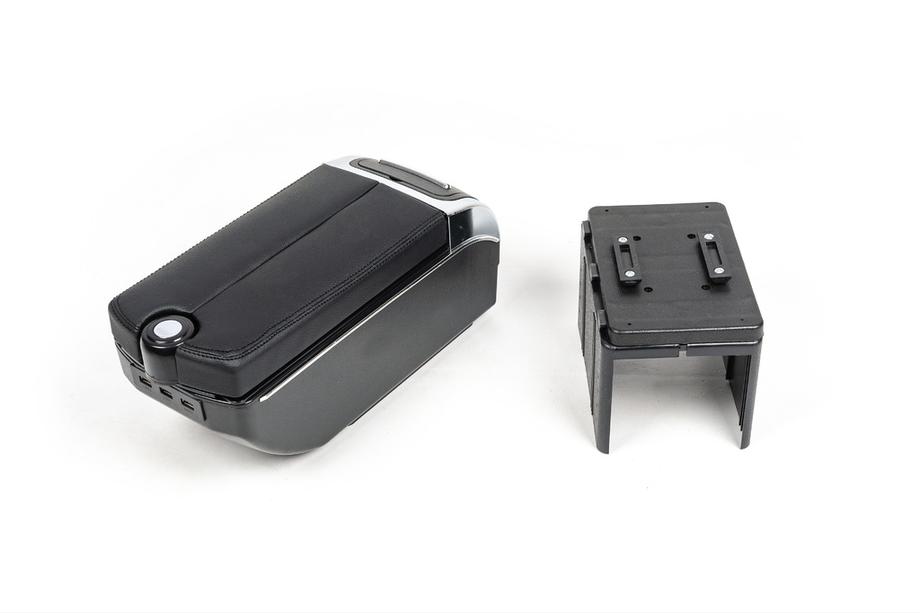 Univerzální loketní opěrka s USB portem (černá) Fotografie 3