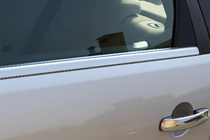 Ford Mondeo 2000–2007 Vnější okenní lišty (4 ks, nerez) fotografie 2