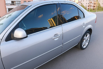 Ford Mondeo 2000–2007 Vnější okenní lišty (4 ks, nerez) fotografie 1