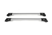 Příčníky na standardní podélné střešní nosiče, uzamykatelné na klíč Skybar V1 (2 ks) do 110 cm, černé fotografie 3