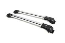 Příčníky na standardní podélné střešní nosiče, uzamykatelné na klíč Skybar V1 (2 ks) do 110 cm, černé fotografie 6