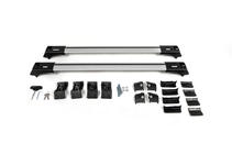 Příčníky na standardní podélné střešní nosiče, uzamykatelné na klíč Skybar V1 (2 ks) do 110 cm, černé fotografie 11