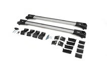 Příčníky na standardní podélné střešní nosiče, uzamykatelné na klíč Skybar V1 (2 ks) do 110 cm, černé fotografie 12