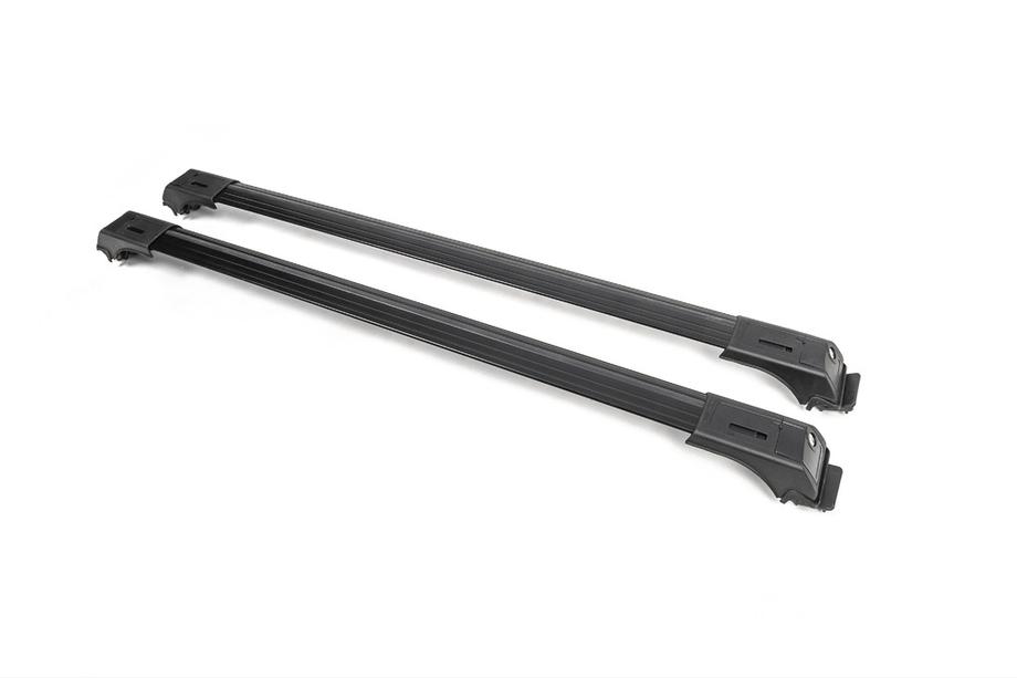 Příčníky na standardní podélné střešní nosiče, uzamykatelné na klíč Skybar V1 (2 ks) do 140 cm, šedé Fotografie 19