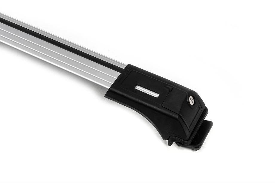 Příčníky na standardní podélné střešní nosiče, uzamykatelné na klíč Skybar V1 (2 ks) do 140 cm, šedé Fotografie 20