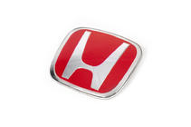 Honda Emblém (červený, samolepicí) fotografie 2