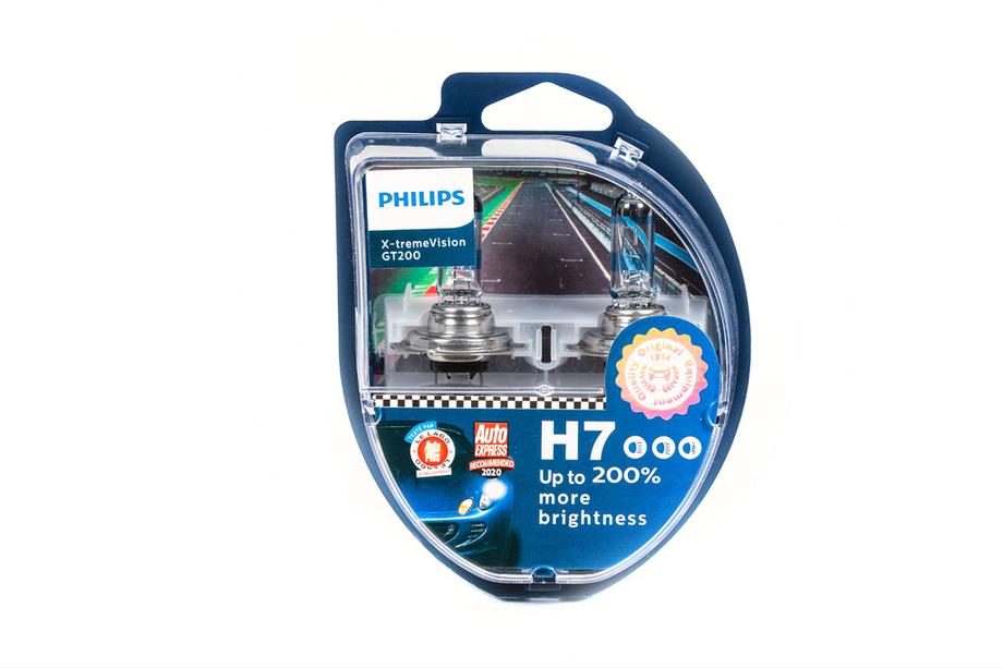 Žárovka do předního světlometu Philips H7 55W 12972GT Racing Vision +200% Image