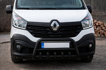 Fiat Talento 2016– Přední ochranný rám WT003 Black (nerez) fotografie 2