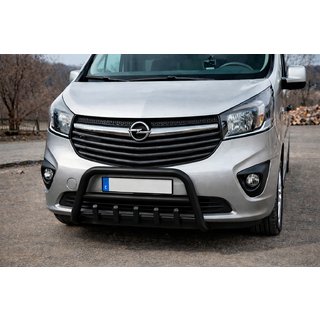 Přední ochranný rám WT003 Black (nerez) Fiat Talento 2016– fotografie 1