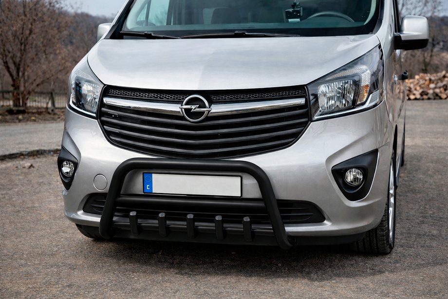 Fiat Talento 2016– Přední ochranný rám WT003 Black (nerez) Image